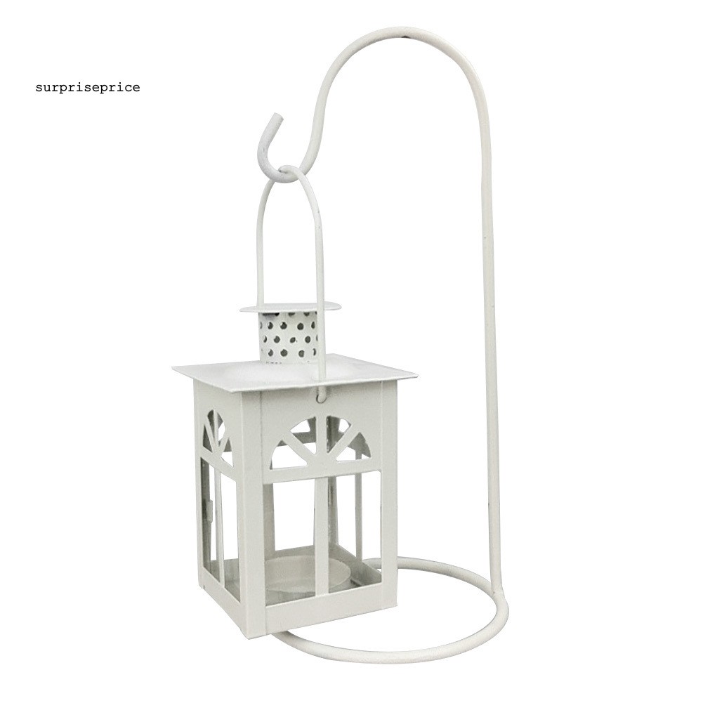 Đế nến hình ngôi nhà bằng sắt cổ điển đẹp mắt trang trí nội thất