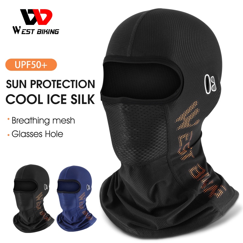 Khẩu trang WEST BIKING vải lụa lạnh che mặt toàn diện tiện lợi và bền bỉ