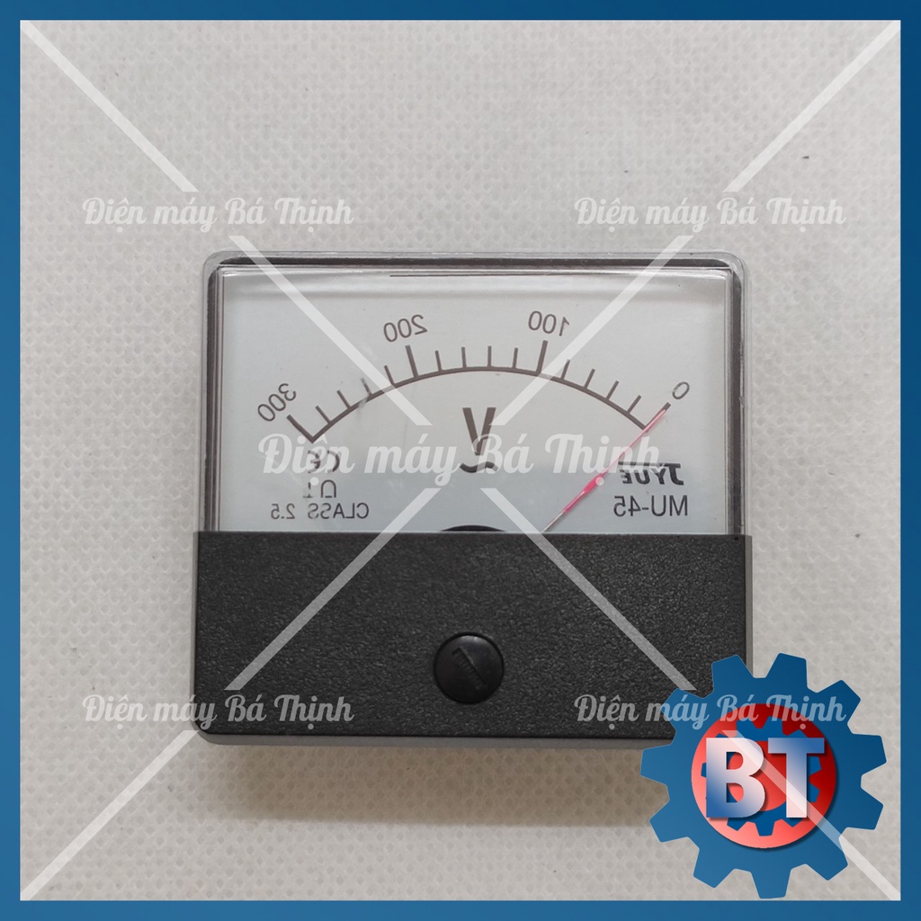 Đồng hồ vôn kế xoay chiều cho máy phát điện, đường kính lõi 4cm