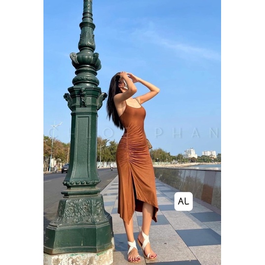 Váy body 2s dúm eo