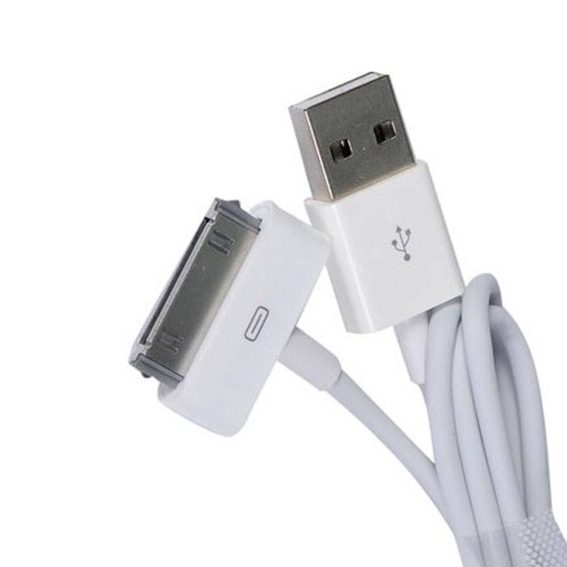 Cáp sạc /kết nối USB ipad 3/ ipad 2 /iphone 4  loại tốt chân đồng