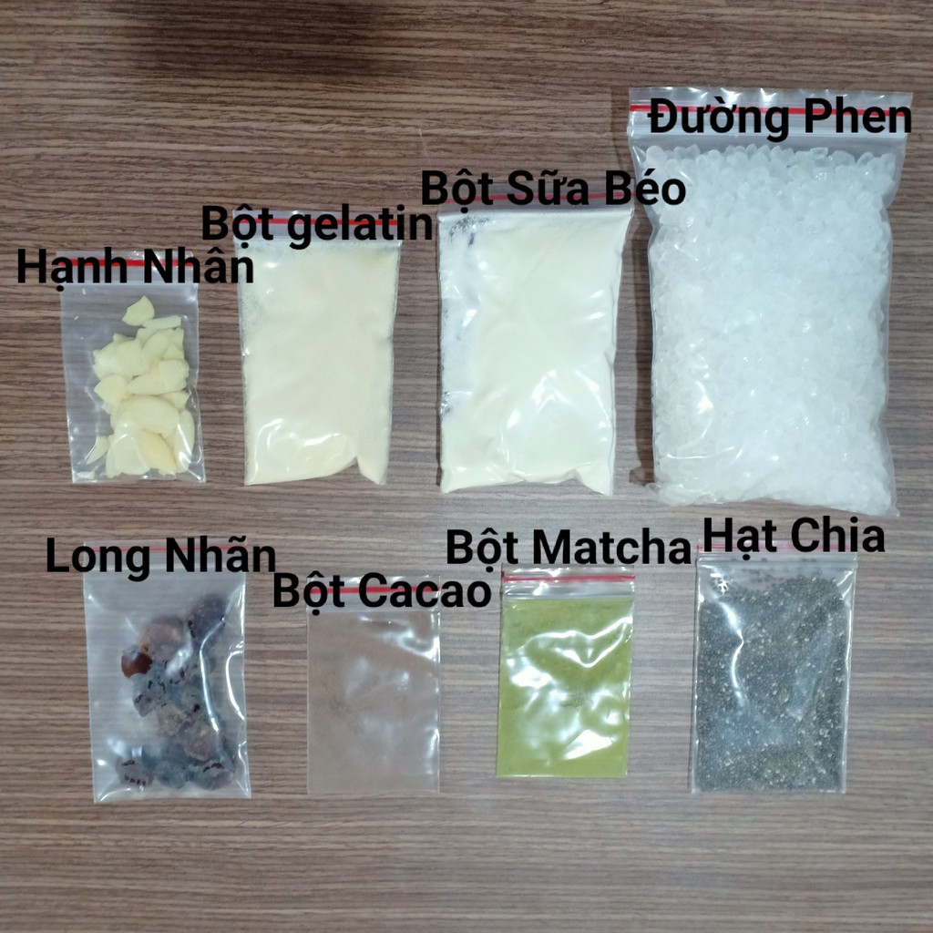 Set Nguyên Liệu Nấu Chè Khúc Bạch