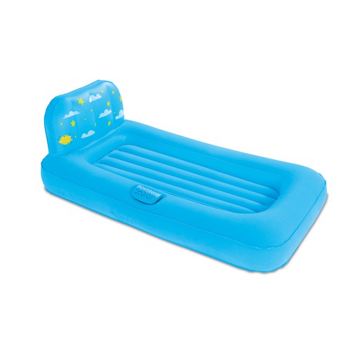 , Đệm hơi phát sáng Bestway 67496  nhiều màu sắc cho bé yêu ngủ ngon