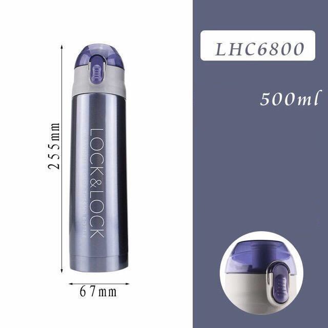 BÌNH GIỮ NHIỆT LOCK&amp;LOCK 500ML LHC6800FU - MÀU SAPPHIRE GOLD