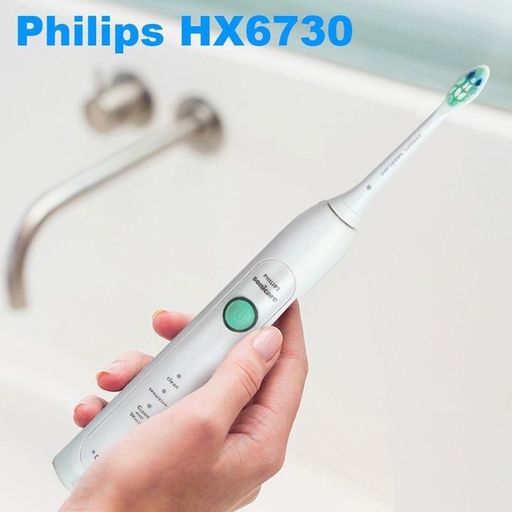 Bàn chải đánh răng điện thương hiệu cao cấp Philips Sonicare HX6730/02 -  Hàng Nhập Khẩu Chính Hãng