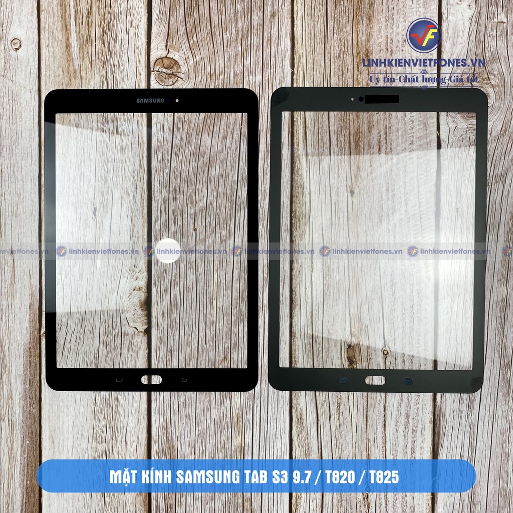 Mặt kính ép kính SS Tab S2 T815 / Tab S3 T820 / T825 9.7 (Đen sử dụng cho kỹ thuật)