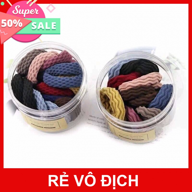 [Hot]-HỘP CHUN BUỘC TÓC 20 CHUN