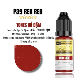 MỰC PHUN XĂM P39 RED RED ( ĐỎ ĐẬM )