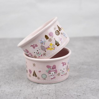 chén hồng họa tiết dành cho hamster/sóc/thỏ/bọ