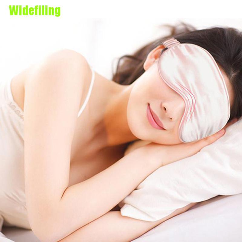 Miếng Bịt Mắt Ngủ Hai Mặt Bằng Lụa Nguyên Chất Chống Trầy Xước Hiệu Quả