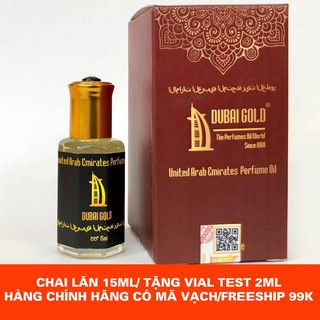 (HOT)Tinh dầu nước hoa Dubai sỉ lẻ (chai 15ml và chai 5ml) | tinh dầu dubai chính hãng