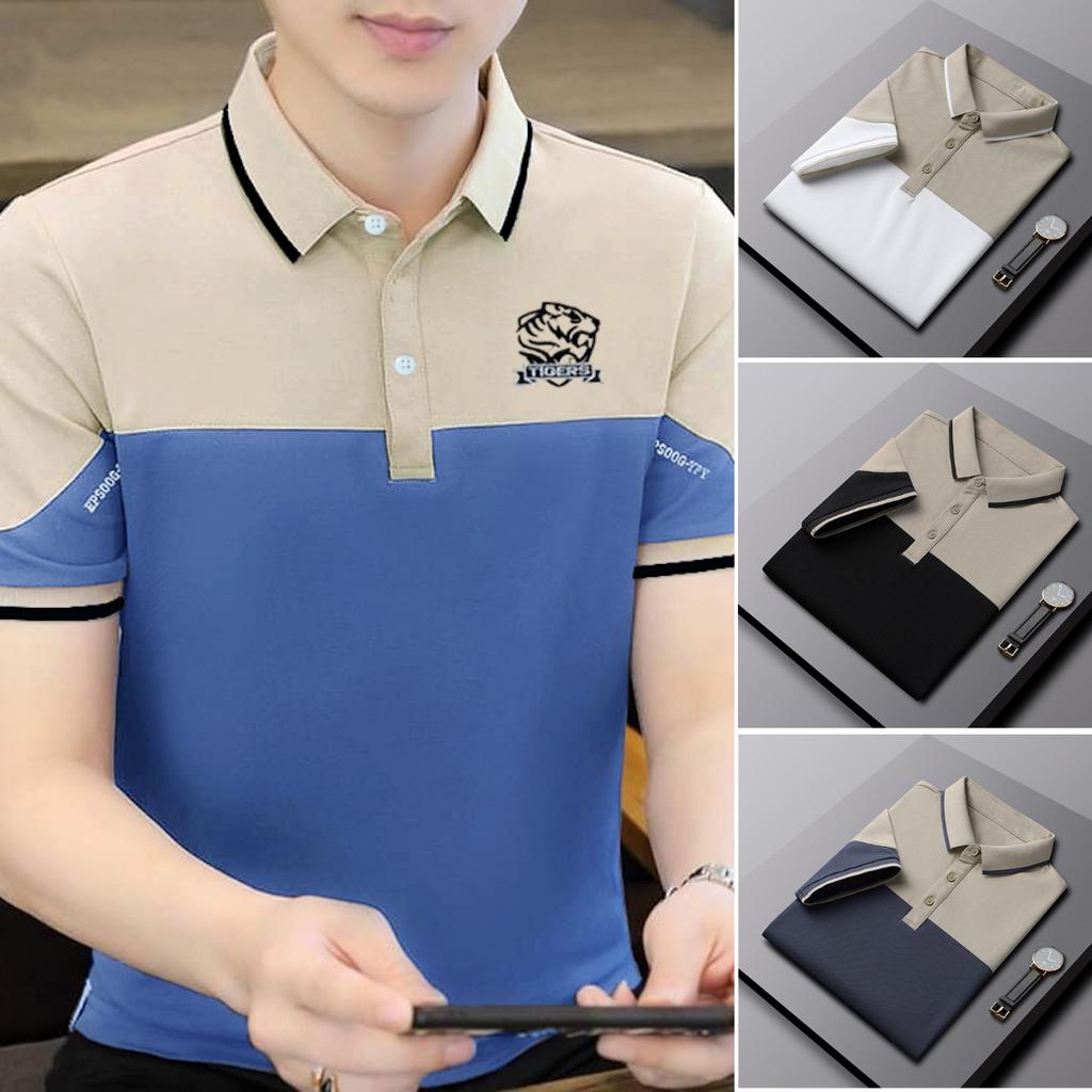 Áo polo xuất cao cấp HURIVER thêu và không thêu Hổ K7 FASHION vải Cotton cá sấu dày dệt kim thoáng mát không bai nhão và