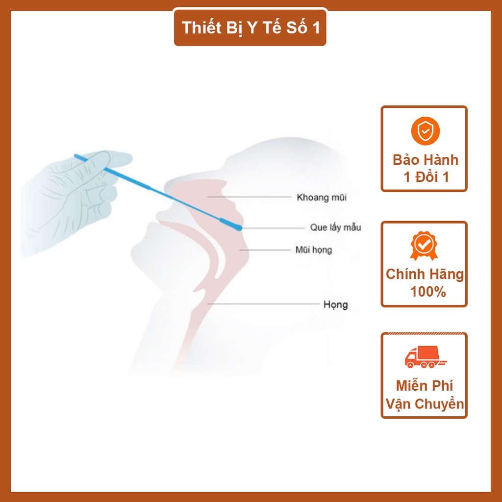 Combo 10-20-50 Que lấy dịch Tỵ hầu tiệt trùng - Tiêu chuẩn FDA Hoa Kỳ