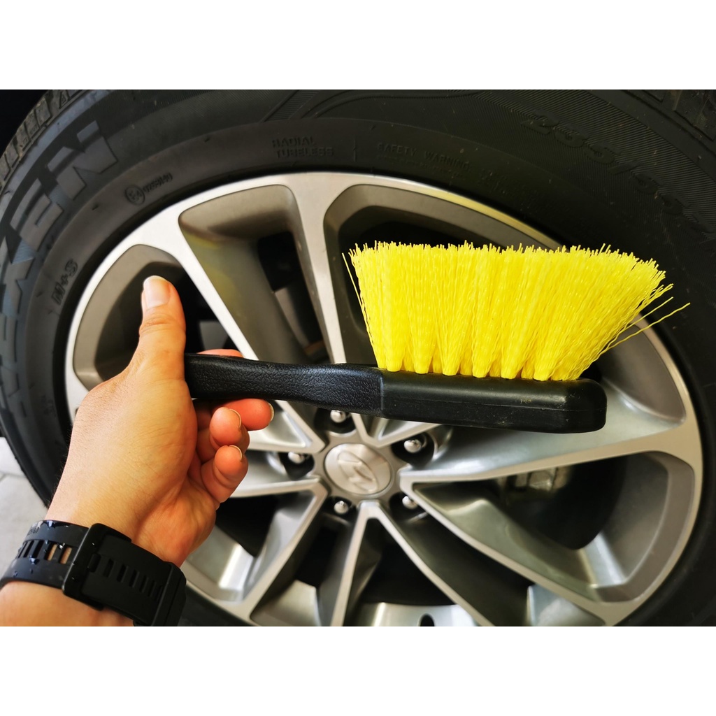 Bàn Chải Cước Vệ Sinh Lốp Vành Xe Hơi ,Vệ Sinh Nội Thất ,Thảm Cao Su 22cm