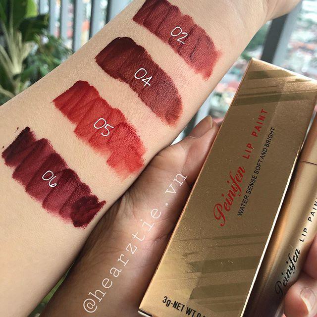 son kem tint peinifen lipstick paint bền màu chính hãng nội địa trung