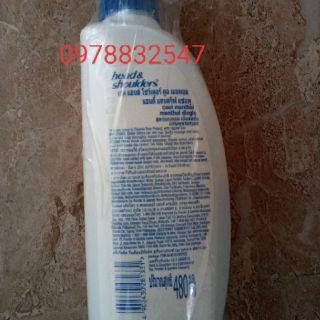 Dầu gội head&shoulder 480ml bạc hà thái lan