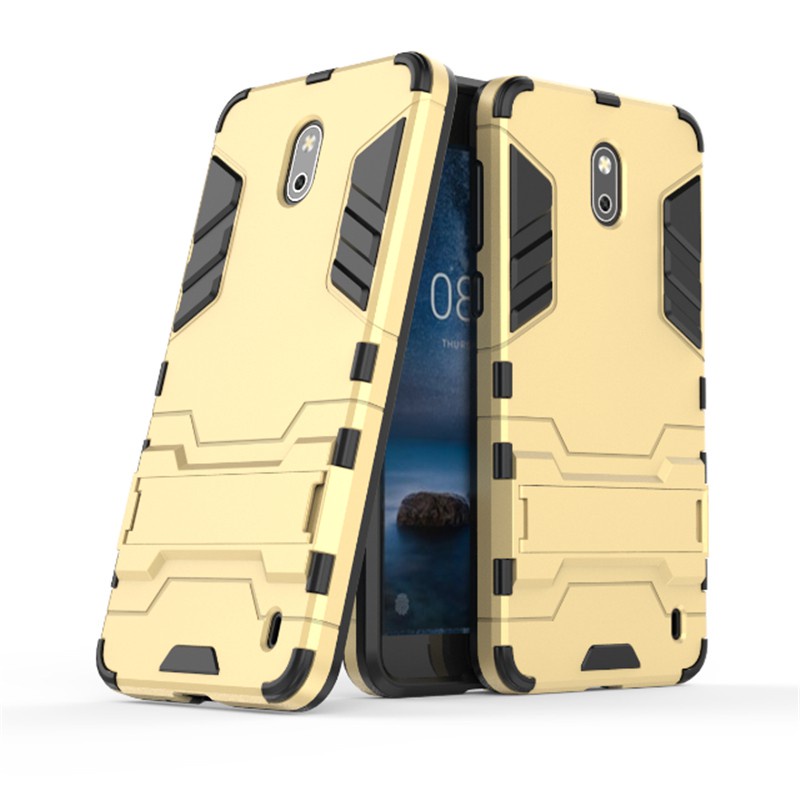 Ốp lưng Iron man Nokia 2 chống sốc, chống lưng xem phim tiện lợi