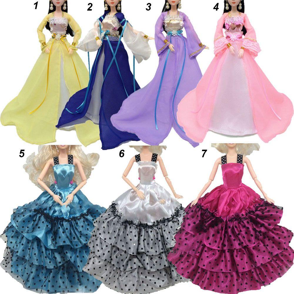 Đầm Hoa Thời Trang Cho Búp Bê Kat1 DIY 2021