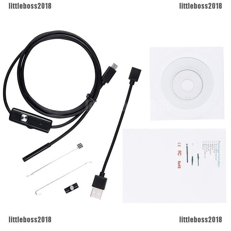 Camera nội soi kích thước 7mm 1-10m cho hình ảnh HD kết nối USB tiện dụng