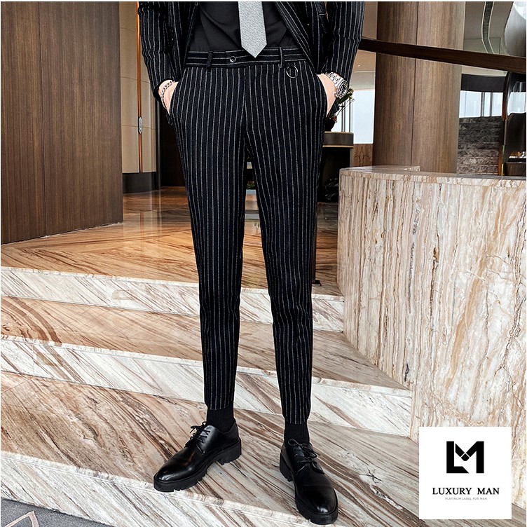Quần tây - Quần âu nam cao cấp - Kiểu dáng trẻ trung, năng động, dáng côn Hàn Quốc tôn dáng