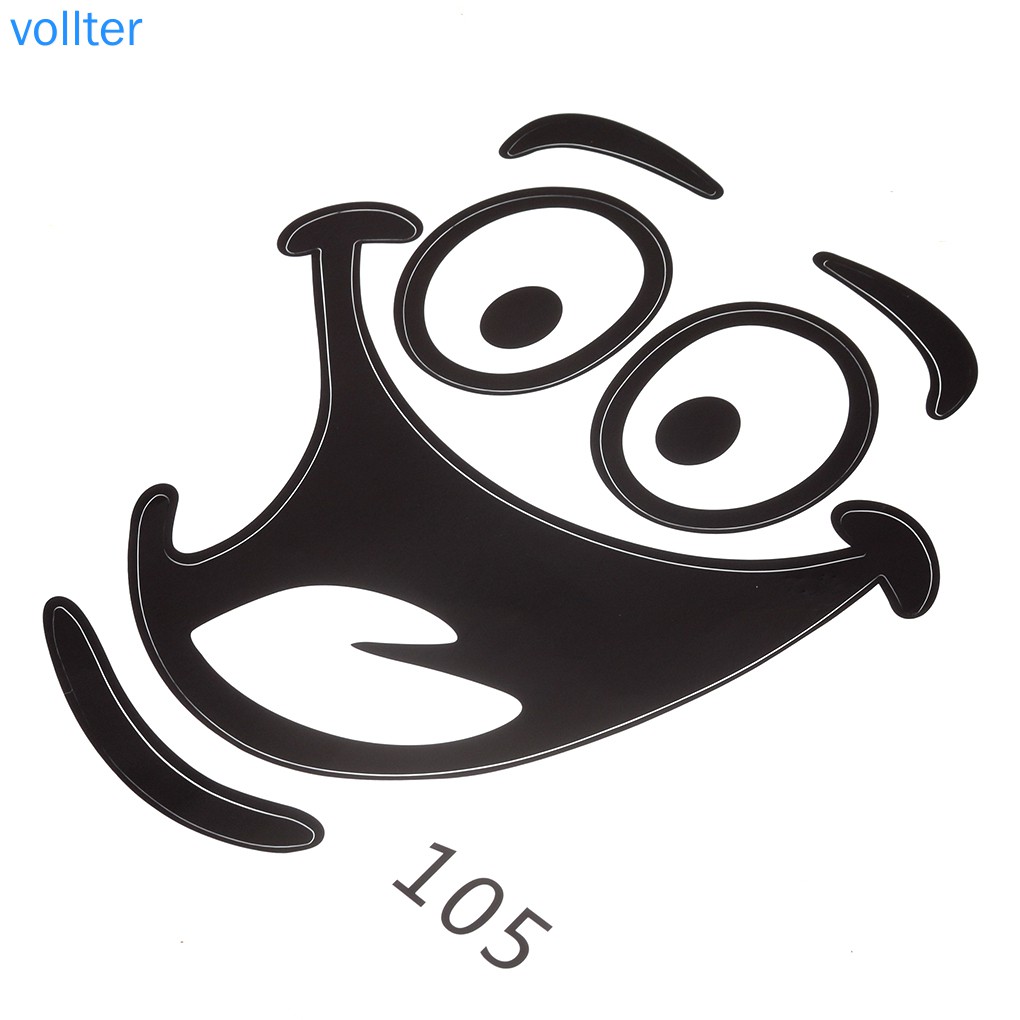 Sticker dán trang trí bồn vệ sinh đa năng hình mặt cười vui nhộn bằng PVC