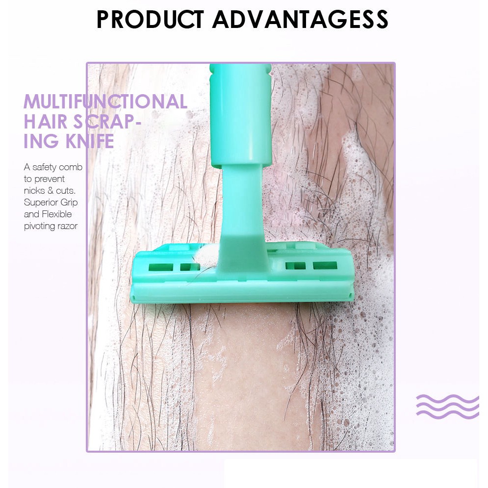 (hàng Mới Về) Dụng Cụ Cạo Lông Vùng Da Dưới Cánh Tay / Chân / Toàn Thân Cho Nữ | BigBuy360 - bigbuy360.vn