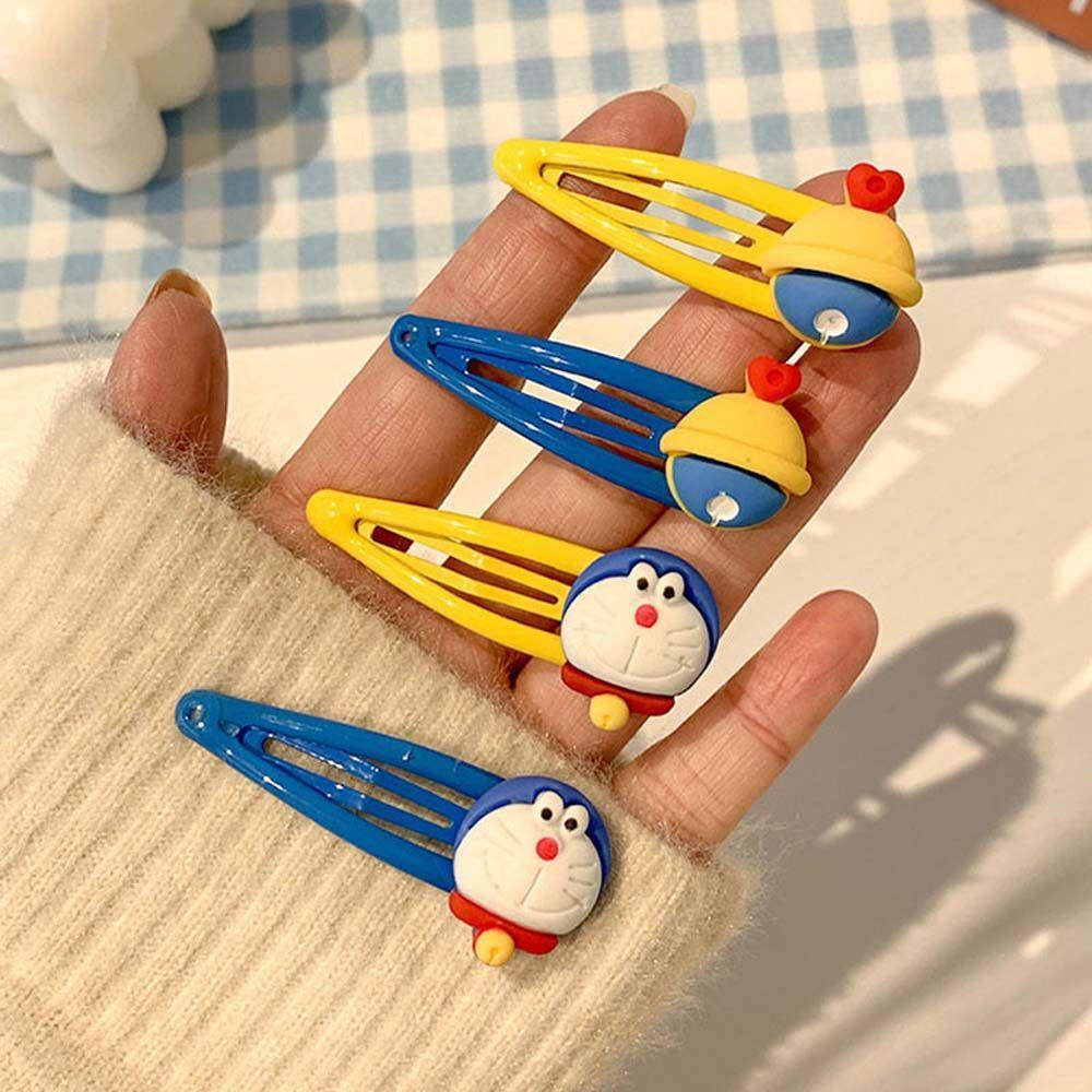 Dây Cột Tóc Hình Doraemon Phong Cách Hàn Quốc Xinh Xắn Cho Nữ