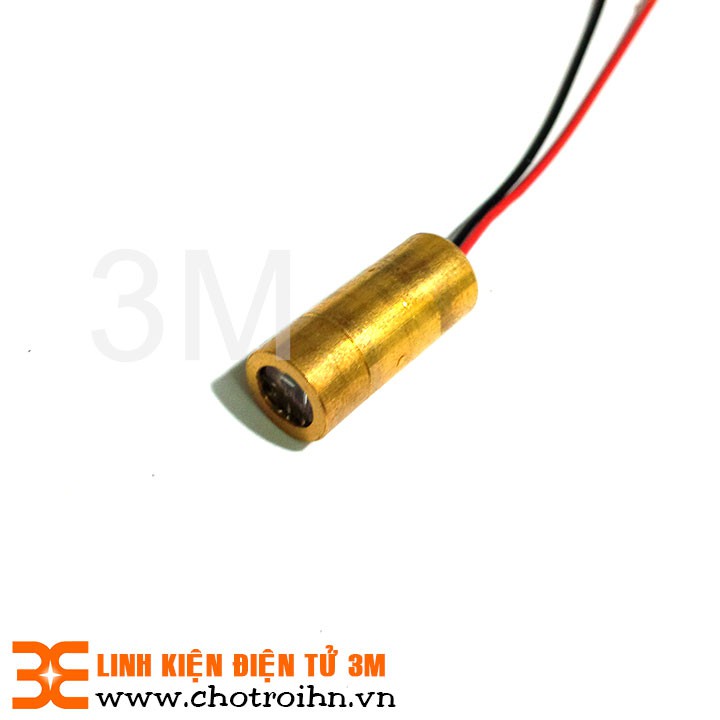 Đầu Phát Laze 9mm 3V 5mW Phát Sáng Đỏ