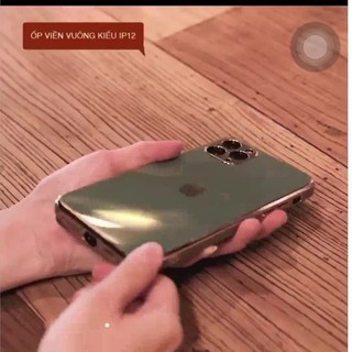 Ốp iphone - ốp lưng giả camera 12 viền mạ vàng iphone 6/6s/6plus/6splus7/8/7plus/8plus/x/xs/xsmax/11/11promax | BigBuy360 - bigbuy360.vn