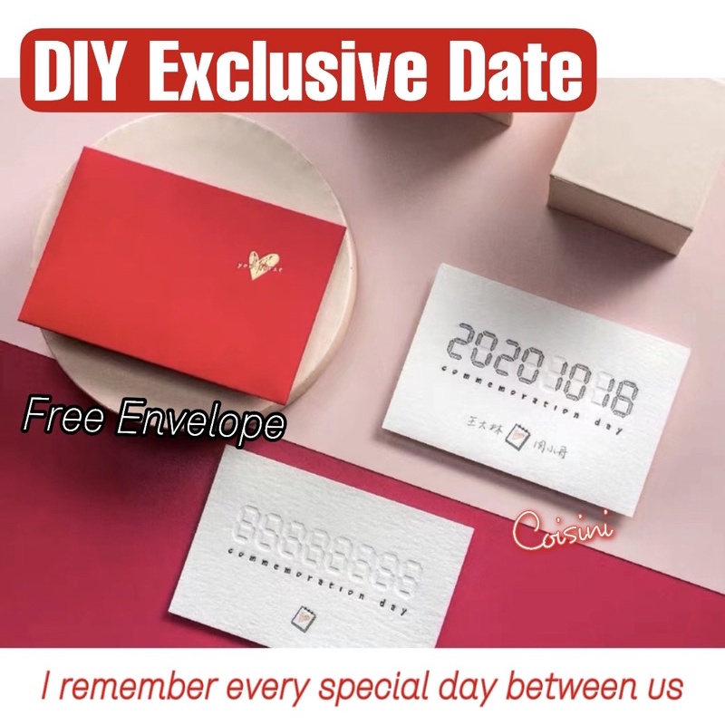 1 Set Thiệp Chúc Mừng Sinh Nhật Làm Quà Tặng Lãng Mạn