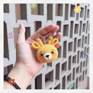 Móc khóa len hươu vàng | made by dani