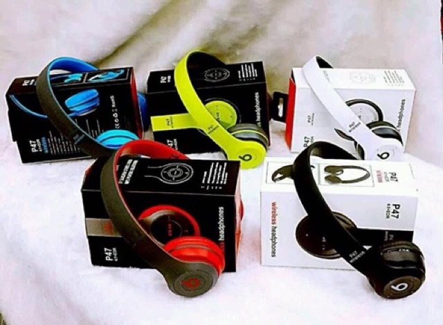 Tai nghe chụp tai Bluetooth P47 chính hãng cực êm đàm thoại nghe nhạc tốt | BigBuy360 - bigbuy360.vn