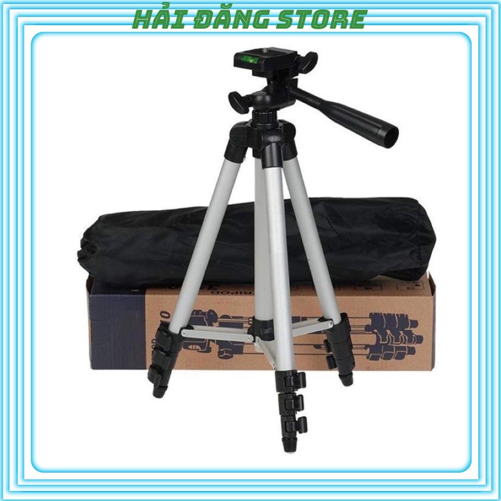 Gậy Tripod 3 Chân Chụp Hình Máy Ảnh, Điện Thoại Tripod TF - 3110,Chụp Ảnh Livetream, Chân Đế Điện Thoại Quay Tiktok