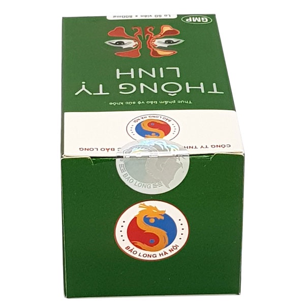 Thông Tỵ Linh - Hỗ trợ giảm các triệu chứng sổ mũi, đau, nhức đầu của bệnh xoang (hộp 60 viên)