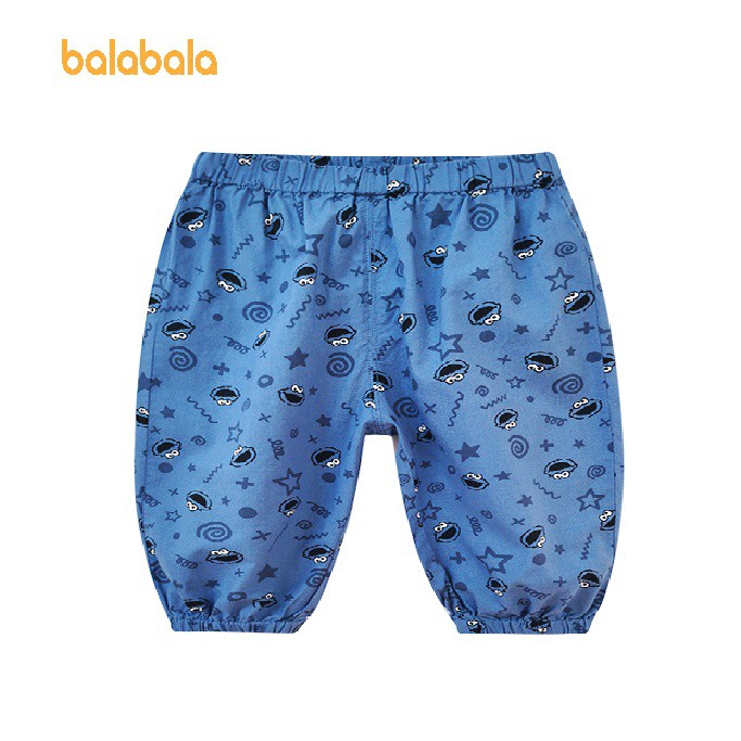 (3-7 tuổi) Quần dài bé trai mặc hè hãng Balabala 20122110810300388 màu xanh dương