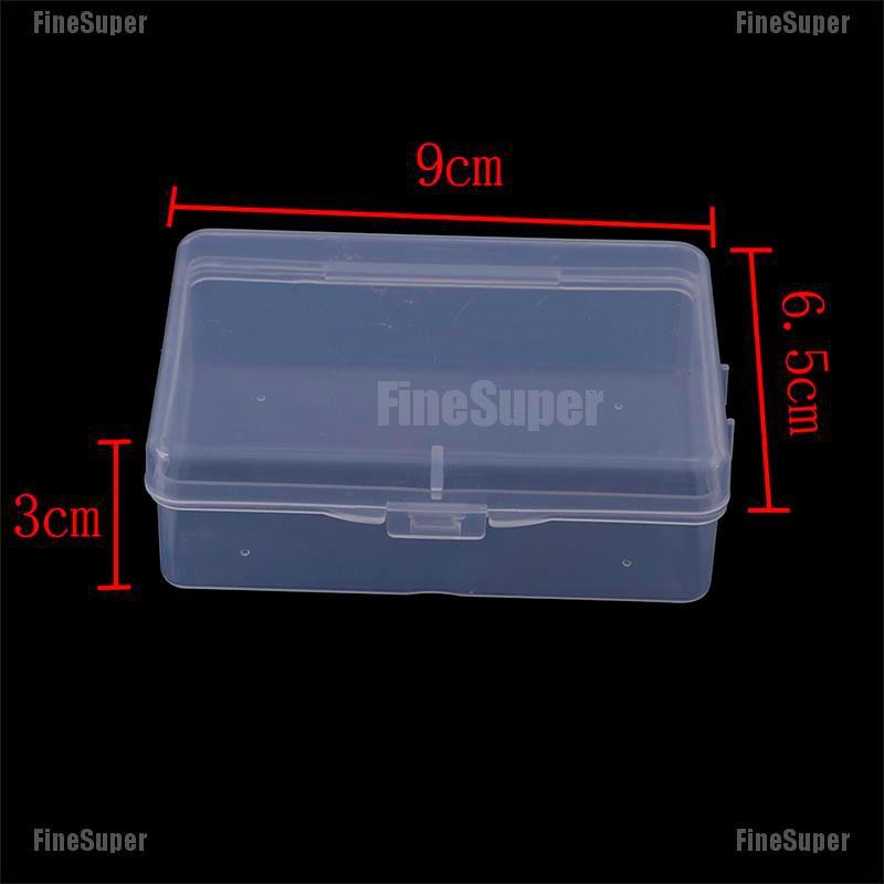 Hộp Nhựa Trong Suốt Hình Vuông Kích Thước 9cm * 6.5cm * 3cm