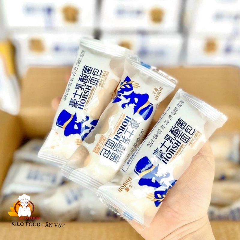 💥Bánh sữa chua Đài Loan HORSH ông già thùng 2Ký - ĂN VẶT KILO FOOD