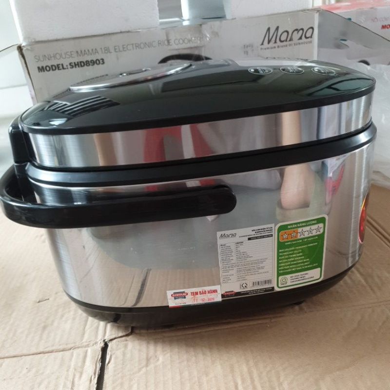 Nồi Cơm Điện Tử Sunhouse Mama SHD8903 1.8 Lít