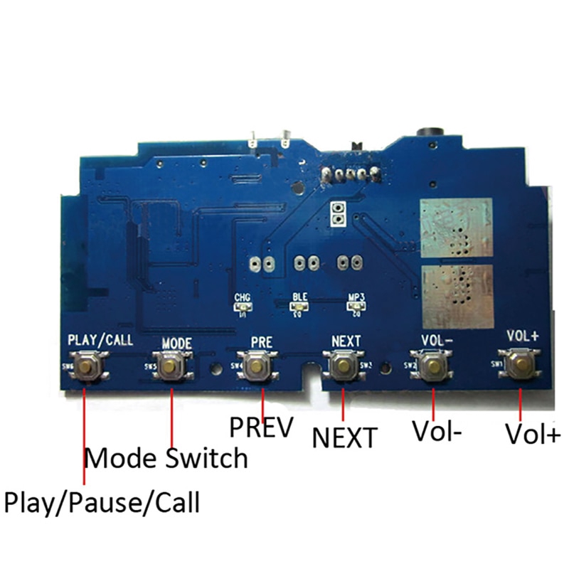 FM Radio Receiver Module Bluetooth MP3 Decoder Board Wireless Decoding Player Module Support AUX TF Card U-Disk USB Board