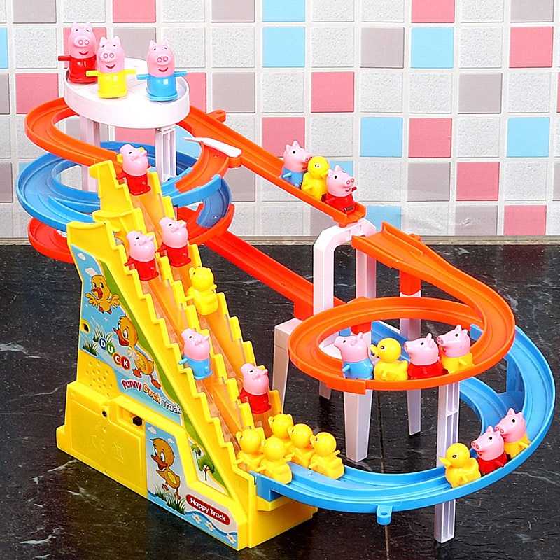 ĐỒ CHƠI HEO PEPPA LEO BẬC THANG