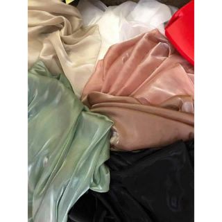 Vải organza lụa đủ màu 2020