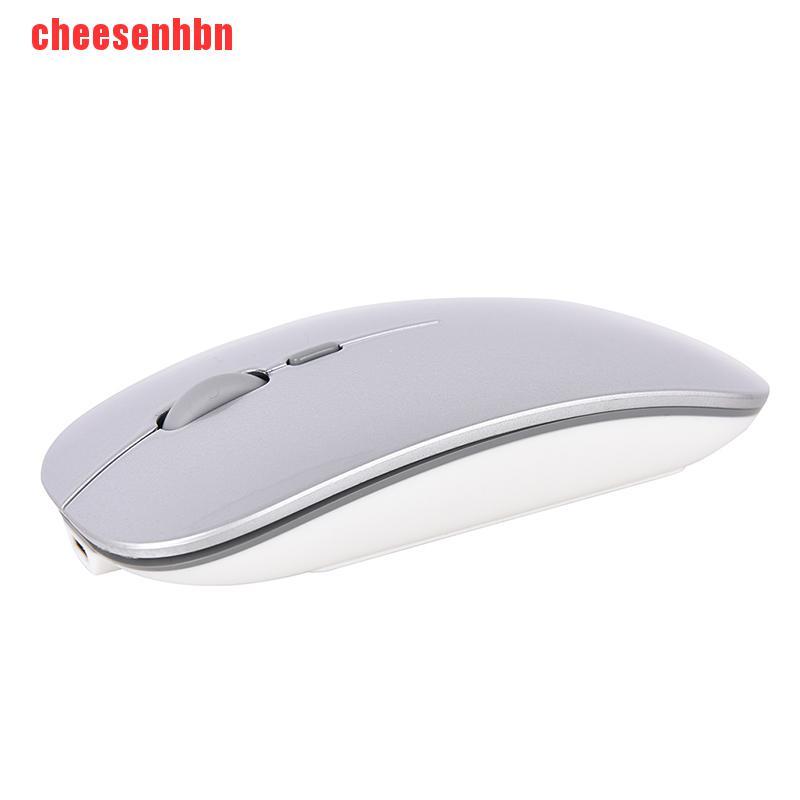 [cheesenhbn]New 2.4GHz Rechargeable Wireless Mouse Silent Button Ultra Thin USB Optical Mice