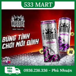 [LỐC 6 LON] Nước tăng lực Warrior x 325ml