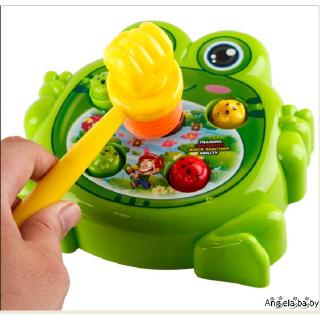 hღ✯Whack A Frog Game Hammers Đồ chơi tương tác cho bé Hoạt động vui nhộn Trò chơi có âm nhạc và ánh sáng Đồ chơi phát triển sớm