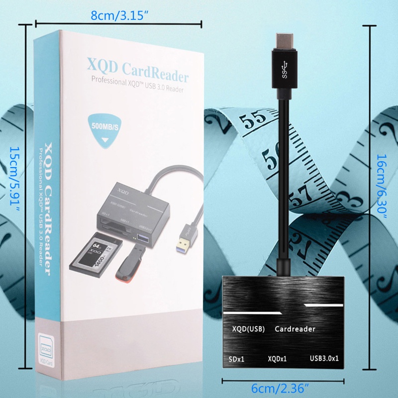 Đầu Đọc Thẻ Nhớ SD XQD USB 3.0 Tiện Dụng