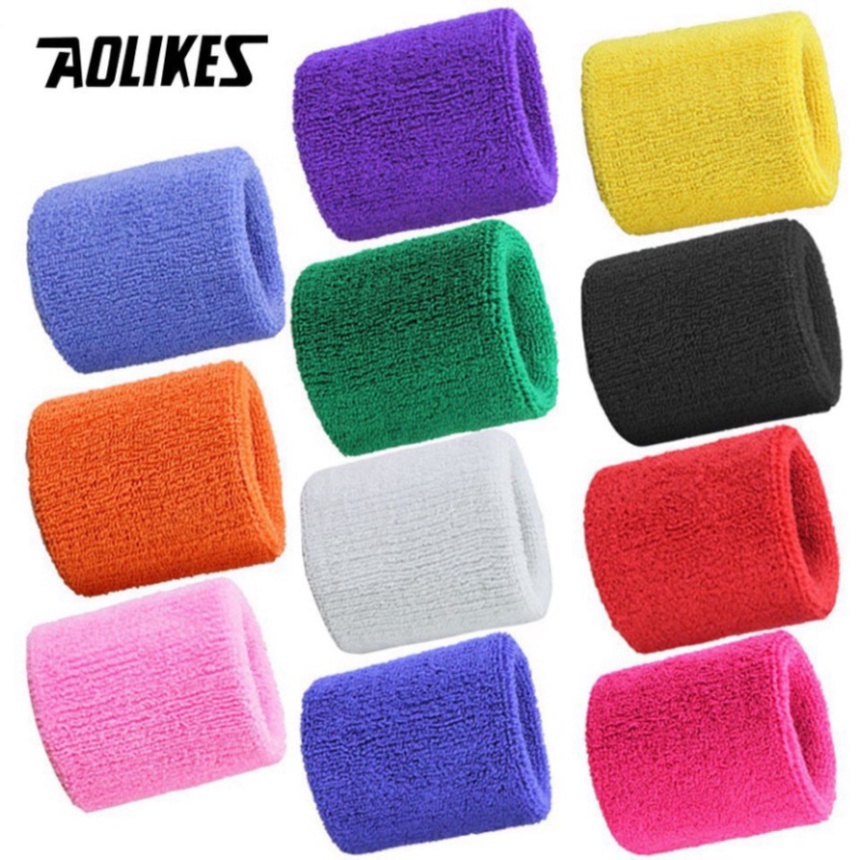 Băng thấm mồ hôi cổ tay AOLIKES thoáng khí khi chơi thể thao  AL 0230