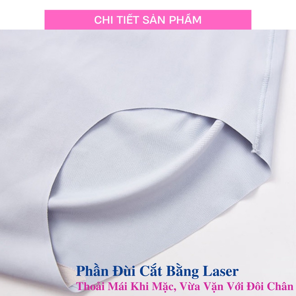 Quần lót nữ su đúc thun lạnh lưng cao không đường may, trẻ trung, thoải mái, thoát mát (MS 03097) Anna Shop