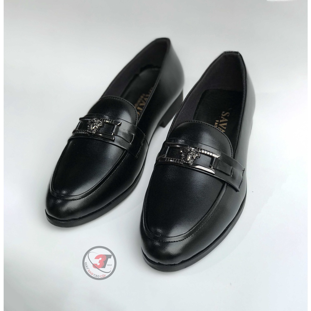 Giày Lười Nam Da Mềm - Tây Lười -Đế Cao Su ,Công sở, Có khâu Đế  - Bảo Hành 12 Tháng