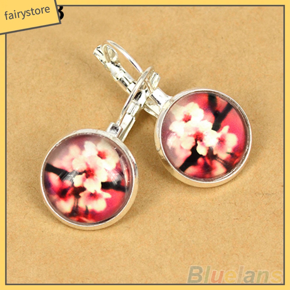 Bông Tai Mạ Bạc Hình Thiên Hà Độc Đáo Cho Nữ