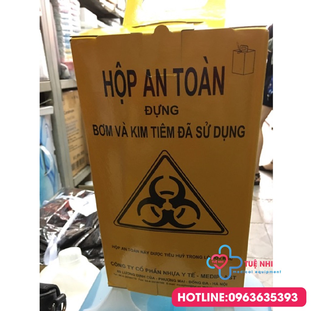 Combo 5 hộp an toàn giấy đựng kim tiêm